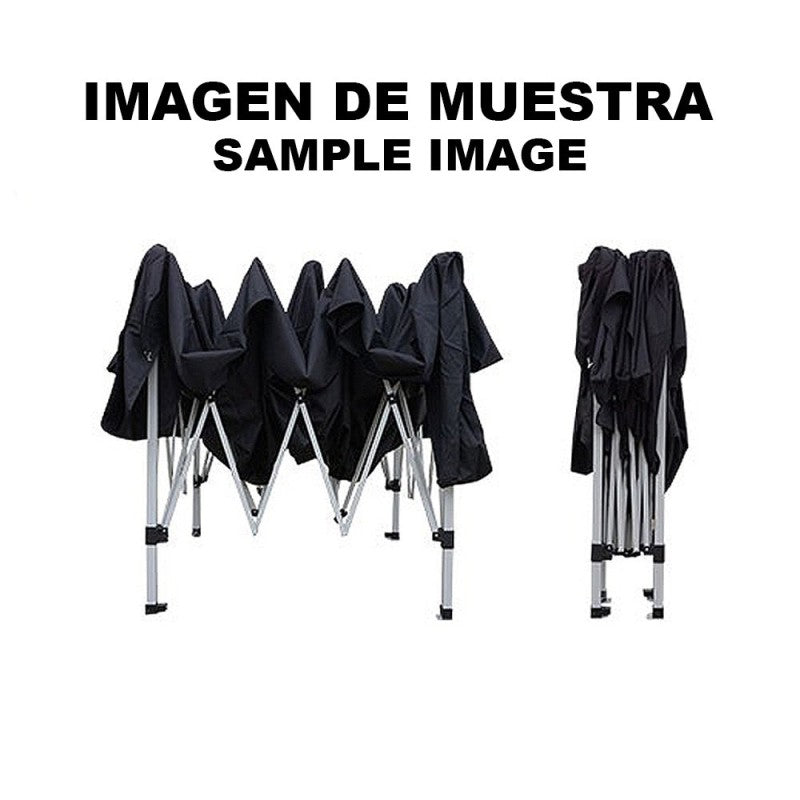 CARPA PLEGABLE 3X3 XFOUR ESTRUCTURA HEXAGONAL + TECHO NEGRO