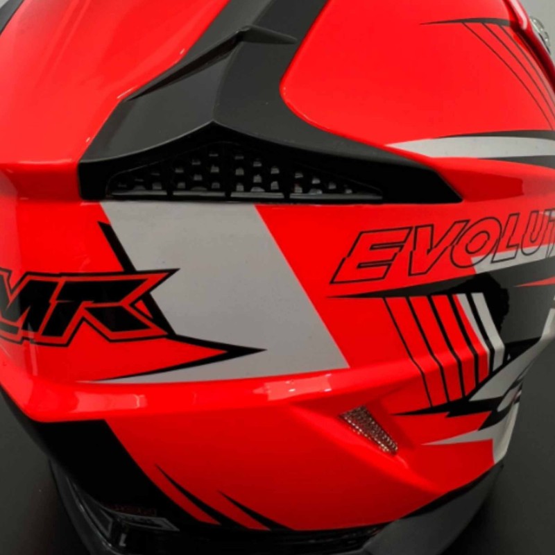 CASCO NIÑO IMR MX ROJO GAMA EVOLUTION
