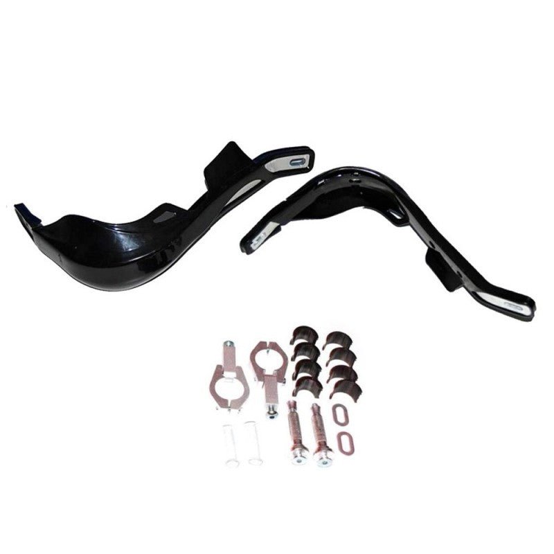 Cubremanetas de aluminio integral (negro) - Veltor Motorcycles