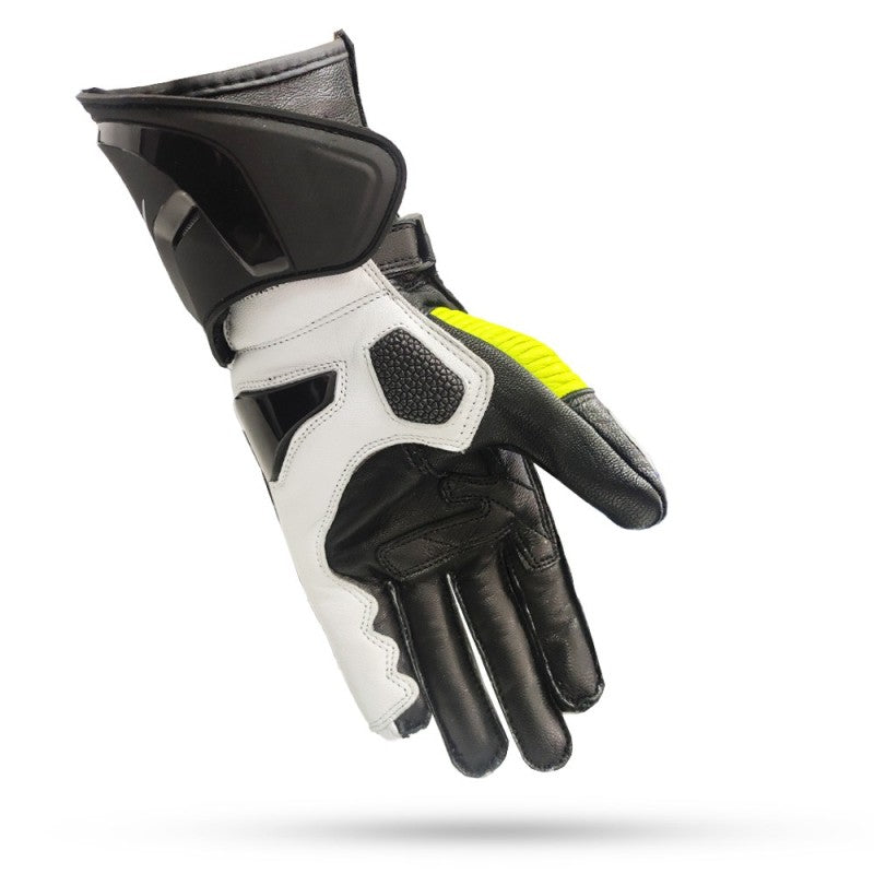 GUANTES ASFALTO ADULTO AMARILLO FLUOR PRO RACER