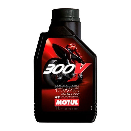 ACEITE MOTUL 300V FL ROAD RACING 10W40 1 LITRO - Veltor Motorcycles