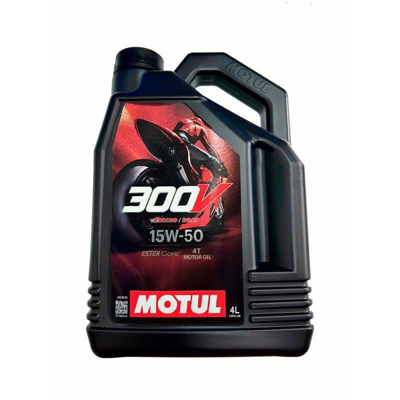 ACEITE MOTUL 300V ROAD RACING 15W50 4 LITROS - Veltor Motorcycles
