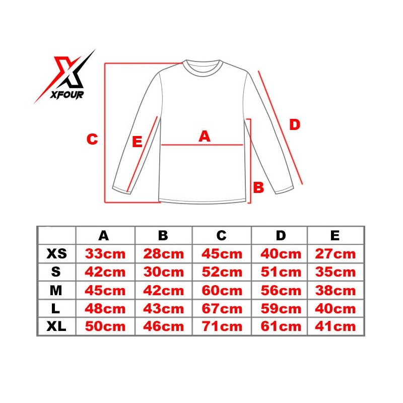 CAMISETA CROSS XFOUR AMARILLO/NARANJA FLUOR NIÑO MODELO 3K