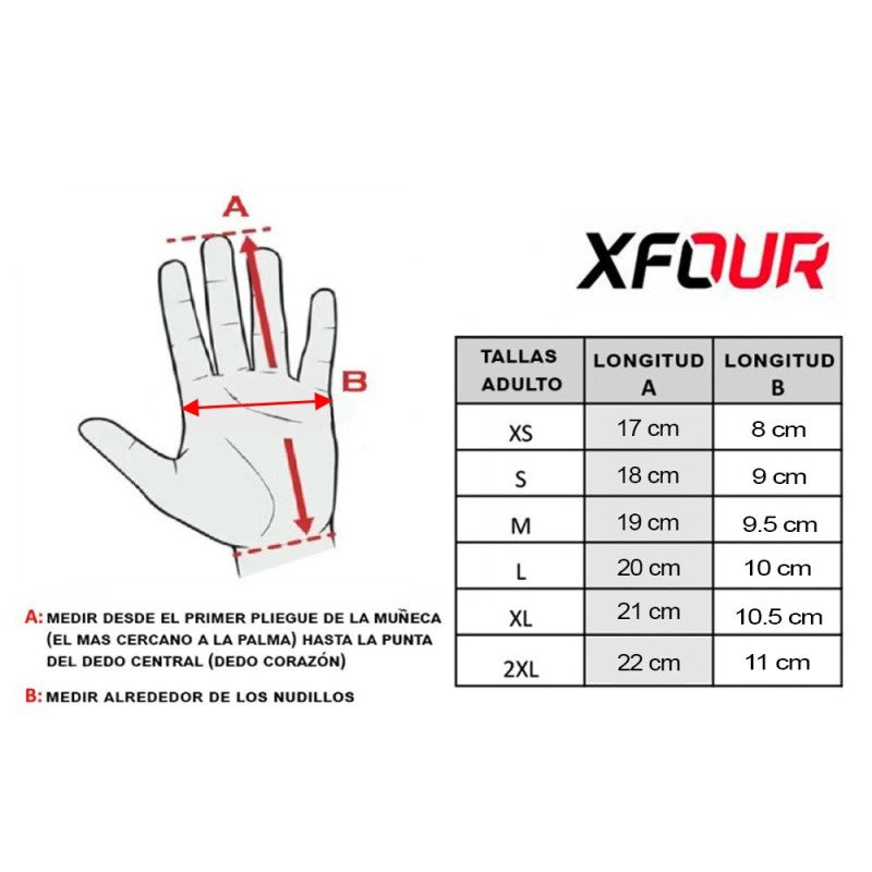 GUANTES ASFALTO ADULTO AMARILLO FLUOR PRO RACER